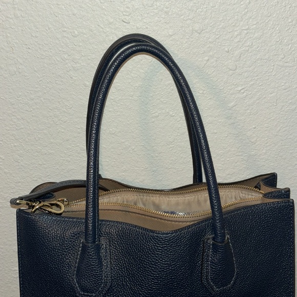 Michael Kors Mercer Large Pebbled Leather Accordion Tote Bag - Picture 5 of 13